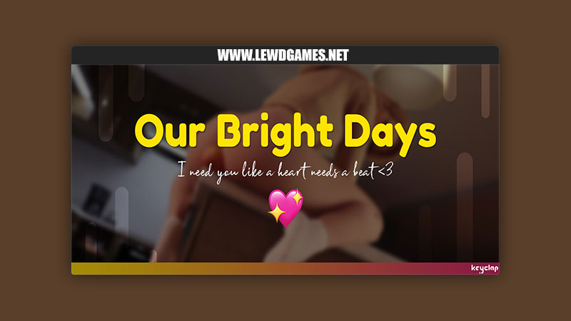 Our Bright Days keyclap