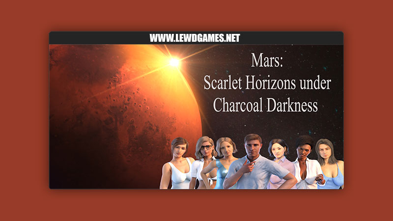 Mars Scarlet Horizons Under Charcoal Darkness Just Aaron Art